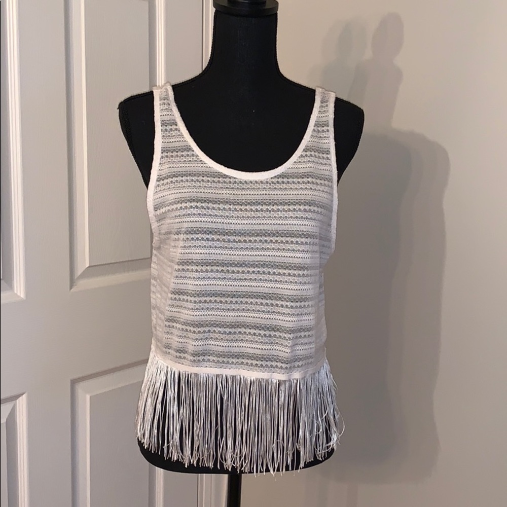 H&M Crochet Top w/ Fringe